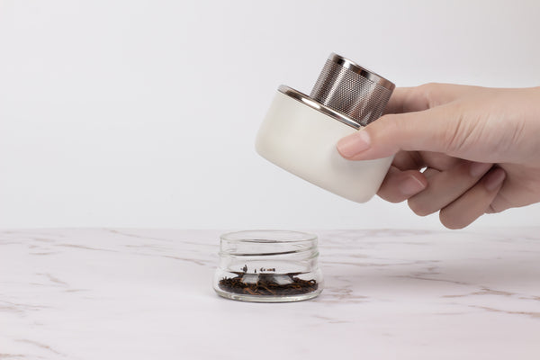 Dove White (double-walled borosilicate glass)