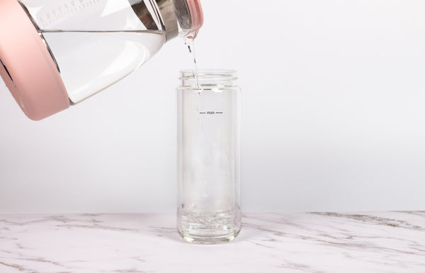 Dove White (double-walled borosilicate glass)