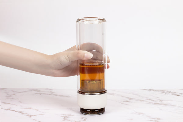 Dove White (double-walled borosilicate glass)