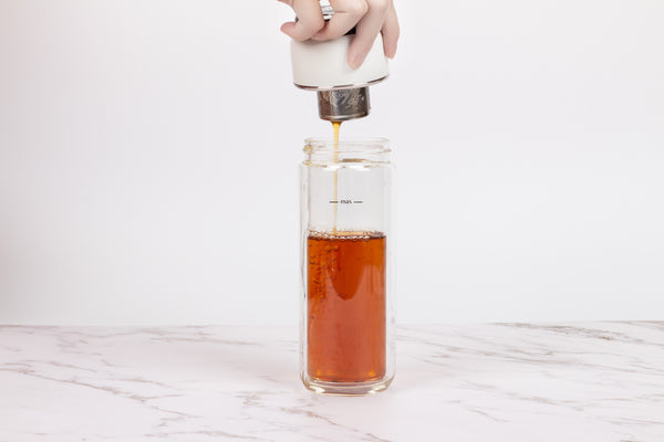 Dove White (double-walled borosilicate glass)